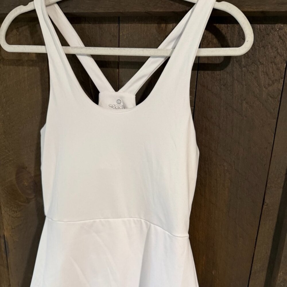 SeaAV White Tennis Dress